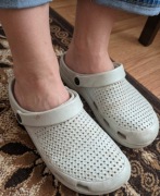 Białe Klapki typu  – Rozmiar 39