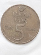 221 Niemcy - NRD 5 marek, 1969