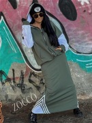 ZOCCO Sportowy komplet z maxi spódnicą