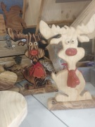 Drewniany Renifer Rudolf 