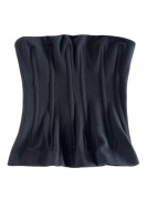 Dolce & Gabbana gorset bustier wełna Made in Italy czarny IT 40