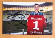Autograf ŁUKASZ BUDZIŁEK Lechia Gdańsk Motor Lublin Górnik Łęczna