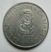 Portugalia 25 esc 1981 Autonomia Madery Zarco