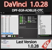 Davinci 1.0.28 Usuwanie DPF / EGR / AdBlue / Start-Stop