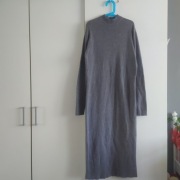 Medicine szara sukienka dzianinowa długa S