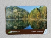 Czechy - Adrspach  jezioro Piaskownia - magnes na lodówkę