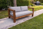 Meble ogrodowe  meble z drewna kanapa  sofa  siedzisko ławka