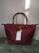 Longchamp Le pliage original bordowa rozmiar L 