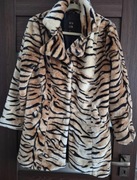 Futerko panterka sztuczne futro płaszcz M medium 38 nowe zara london