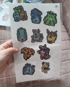 Naklejki Pokemon 10 sztuk wz11