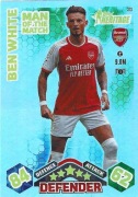 TOPPS MATCH ATTAX EXTRA 2023/2024 MAN OF THE MATCH HERITAGE BEN WHITE 313
