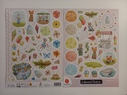 Naklejki planer scrapbooking DecoTime 2 szt. arkusze A4 - lisek piknik