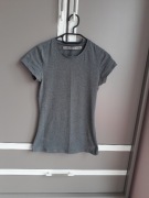 Szary t-shirt szara koszulka damska z krótkim rękawem Top Secret XS S