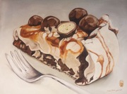 Pavlova z Maltesers - Obraz olejny 40x50cm