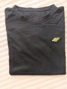 T-shirt czarny 4F L regular fit 