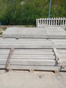 Słupek ogrodzeniowy betonowy na 3 płyty