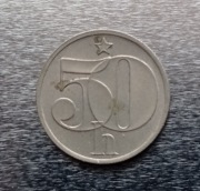 Wyprzedaż Kolekcji = = 50 halerzy 1985r  = CZECHOSŁOWACJA =