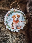 Ozdoba choinkowa hand made Piesek