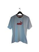 Koszulka Puma biała z dużym logiem XXL