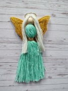 Aniołek miętowy podziękowanie komunia chrzest 