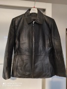 Kurtka L 40 skóra czarna skórzana ramoneska 