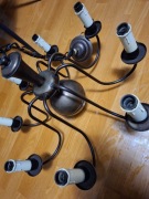 Lampa miedziana uzywana bardzo zadbana