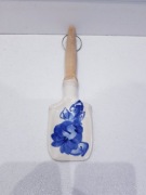 Stara unikatowa ceramiczna łyżka, łopatka vintage Fajans Włocławek 