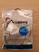 Patchcord S/FTP 6 Lanberg RJ45 / RJ45 0,25m szary - zestaw 10 sztuk