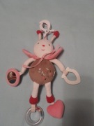 Zabawka sensoryczna pszczółka do wózka, łóżeczka CE 43cm stymulująca rozwój