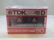 Kaseta TDK D 90 NOS