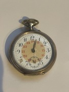 Srebrny zegarek kieszonkowy