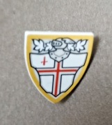 LEGO Castle Zamek 3846pb032 Tarcza Nadruk Krzyż 4582980, 6023467