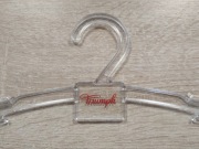 Wieszaki na bieliznę KOSTIUMY kąpielowe UBRANIA przeźroczyste 50 sztuk