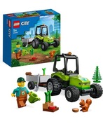 Lego traktor w parku