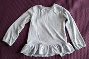 Bluzka z baskinką długi rękaw rozmiar 110