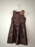 Elegancka sukienka Dunnes Stores z różą 8lat