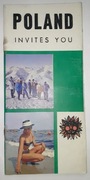 Folder turystyczny„Poland Invites You”–IT/Sport i Turystyka, Warszawa 1966