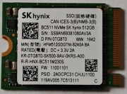 Dysk SK Hynix BC511 512GB M.2 PCIe SSD NVMe