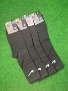 Nike Wysokie Czarne Skarpety 42-46 (4 pary) 