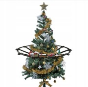 KOLEJKA ELEKTRYCZNA pociąg lokomotywa ciuchcia świąteczna ozdoba na choinkę