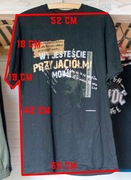 Koszulka męska Stedman M czarna Christian T-shirt religijna bawełniana