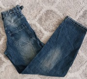 Spodnie jeans dziewczęce Bershka roz 32 z szeroką nogawką