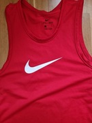 Koszulka na naramkach Nike czerwona