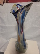 Duży szklany wazon barwiony w szkle