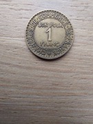 Francja 1 frank 1925 stan II; Izba Handlowa