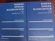 Kodeks spółek handlowych Komentarz t.1-2 A. Kidyba