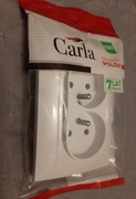 Gniazdko elektryczne podtynkowe Carla produkt polski 590 