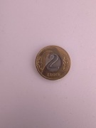 Moneta 2zł piękny destrukt menniczy 2024r