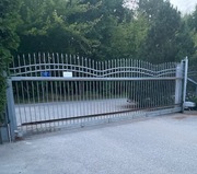 Brama wjazdowa przesuwna stalowa