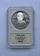 Moneta kolekcjonerska 300 000 zł Św. Maksymilian Kolbe 1994 PR69 srebro 1oz